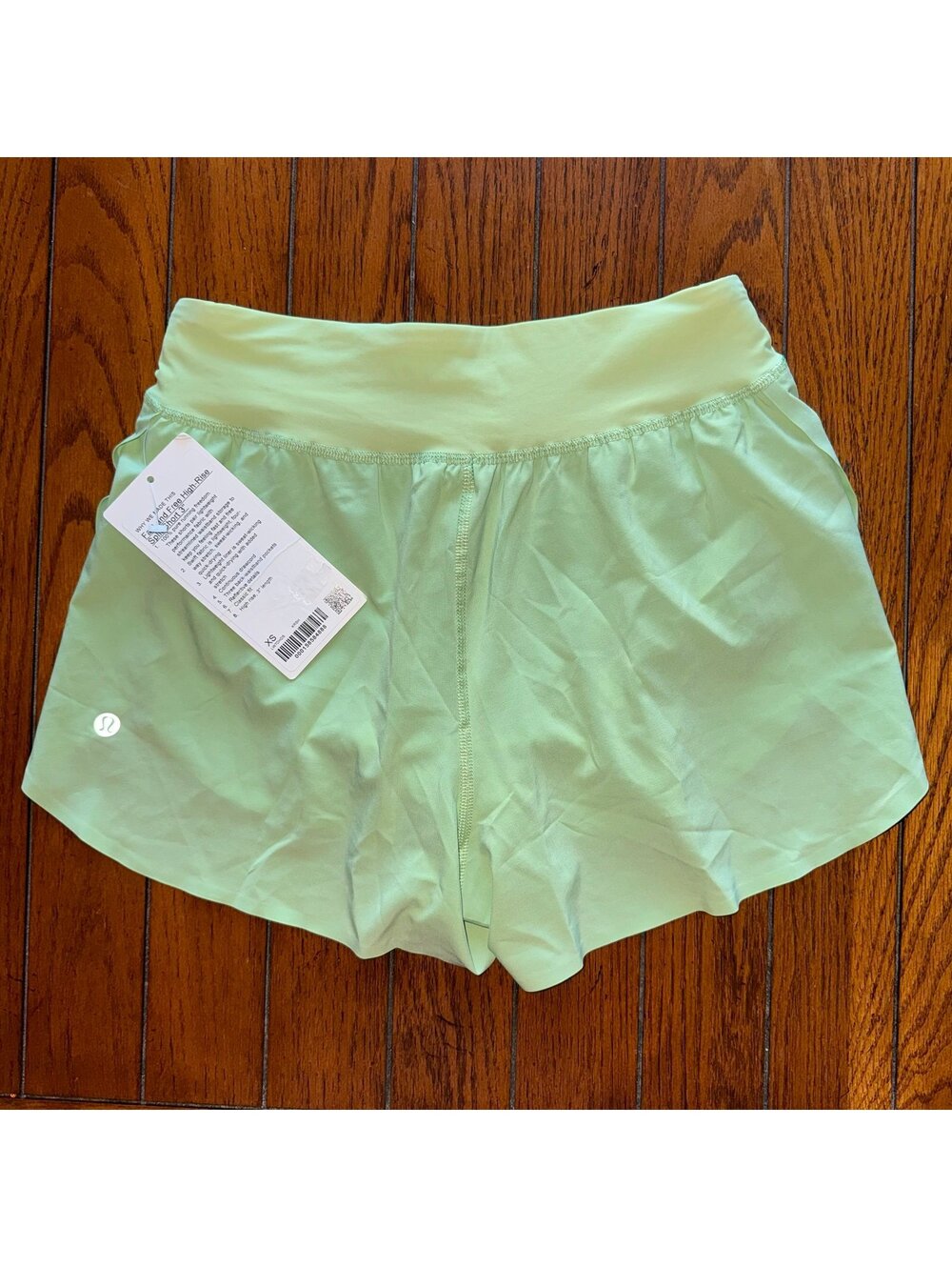 Lululemon Fast & Free Short High Rise 3” Split, Kale Krush Size 4/XS NWT - Picture 2 of 6